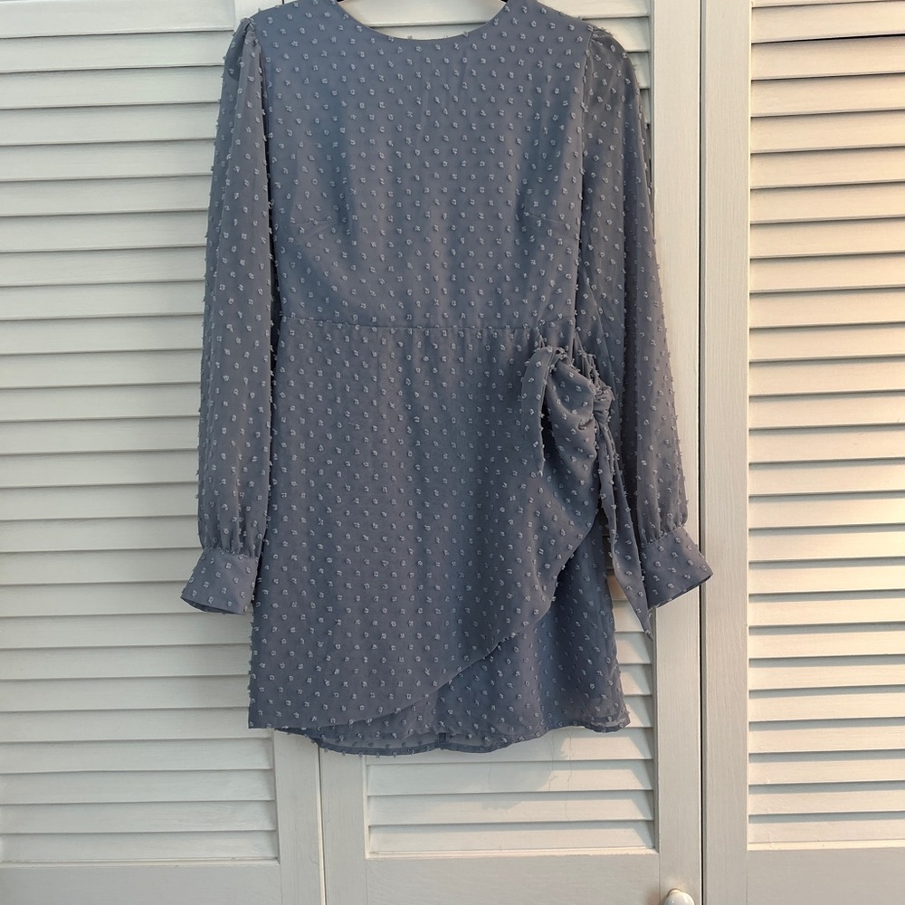 Elegant Blue Women's Dress